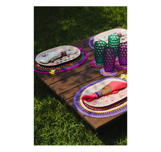 Oval Platter “Conchas de la Isla Cream” (Set of 2)
