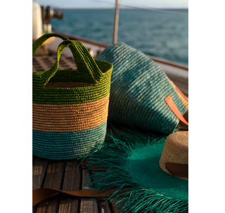 Two Tone "El Viajero" Crossbody Soft Woven